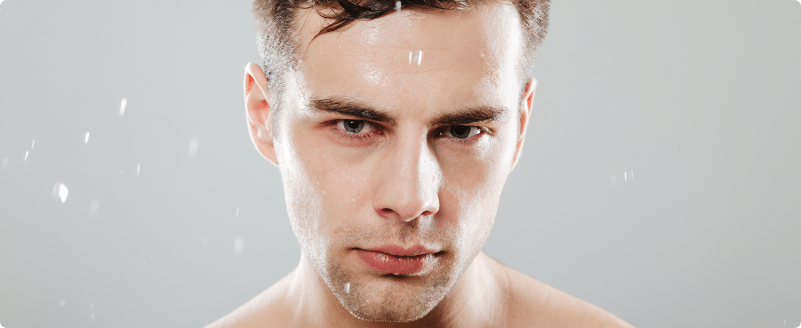 A male model